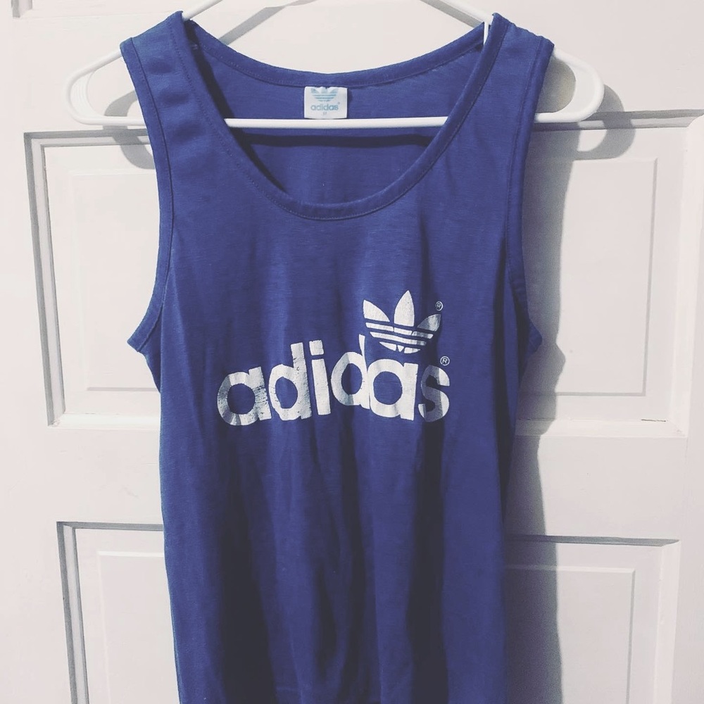 Vintage Adidas Tank🫐